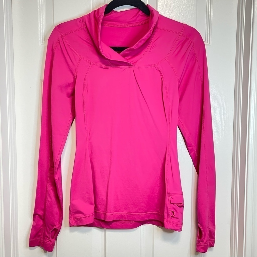 [Lululemon] Run: Trail Tech Long Sleeve - Pink - S